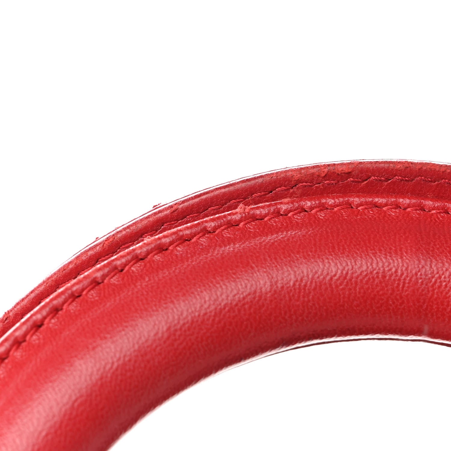 Christian Dior Lambskin Cannage Large Lady Dior Red 10 of 12