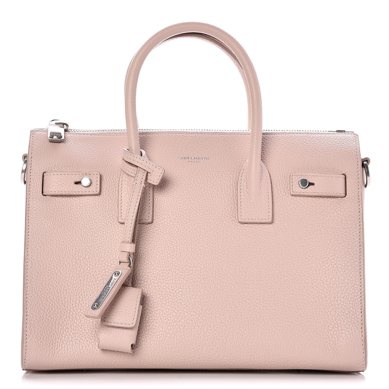 Saint Laurent Grained Calfskin Baby Supple Sac De Jour Rose 1 of 7
