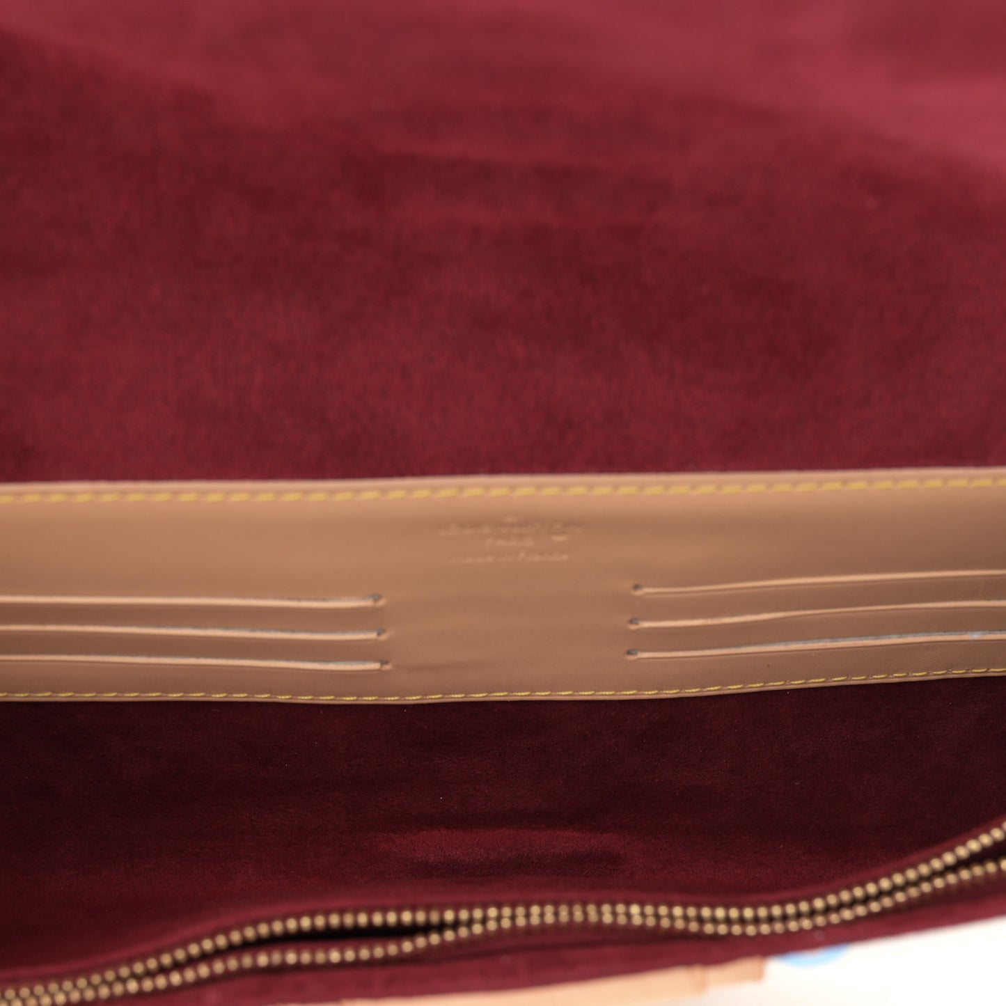 Monogram Multicolor Courtney Clutch White