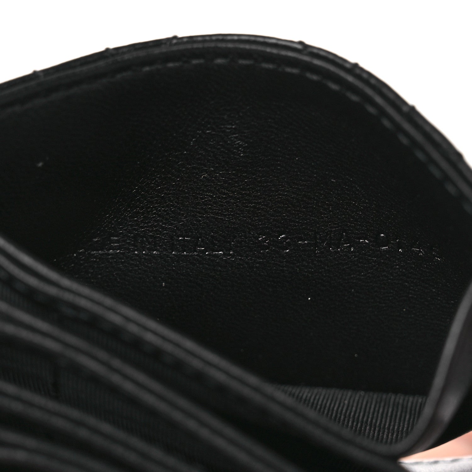 Christian Dior Lambskin Cannage Lady Dior Jasmine 5-Gusset Card Holder Black 7 of 8