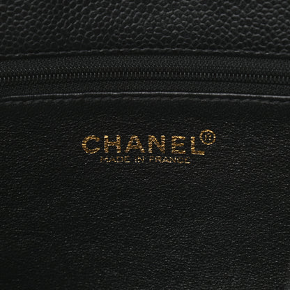 Chanel Caviar CC Tote Black 7 of 11