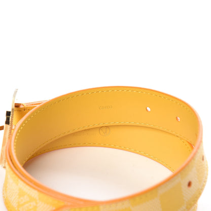 Louis Vuitton Damier Couleurs 30mm Tresor Belt 90 36 Mimosa 6 of 8