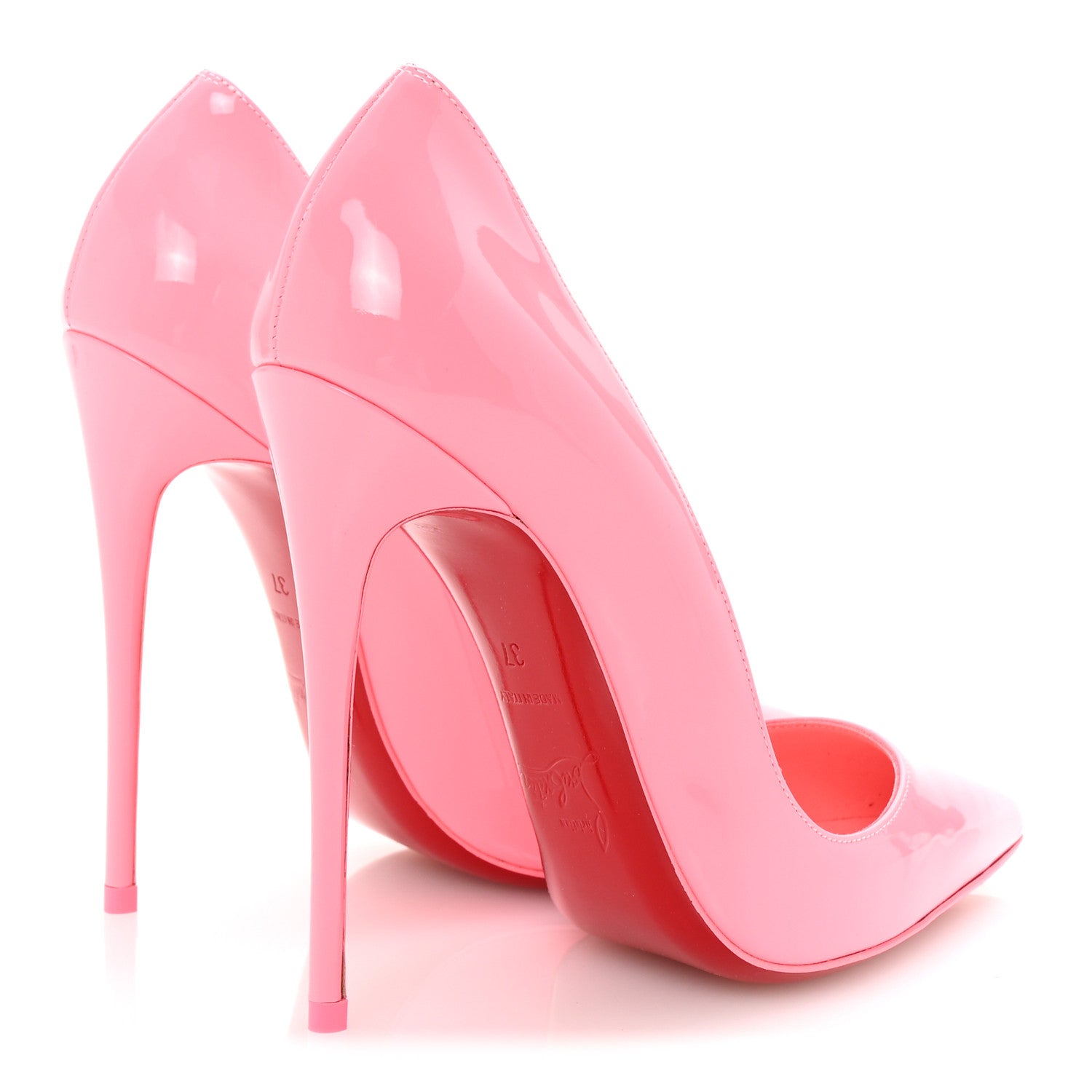 Christian Louboutin Patent So Kate 120 Pumps 37 Bubble Gum 5 of 9