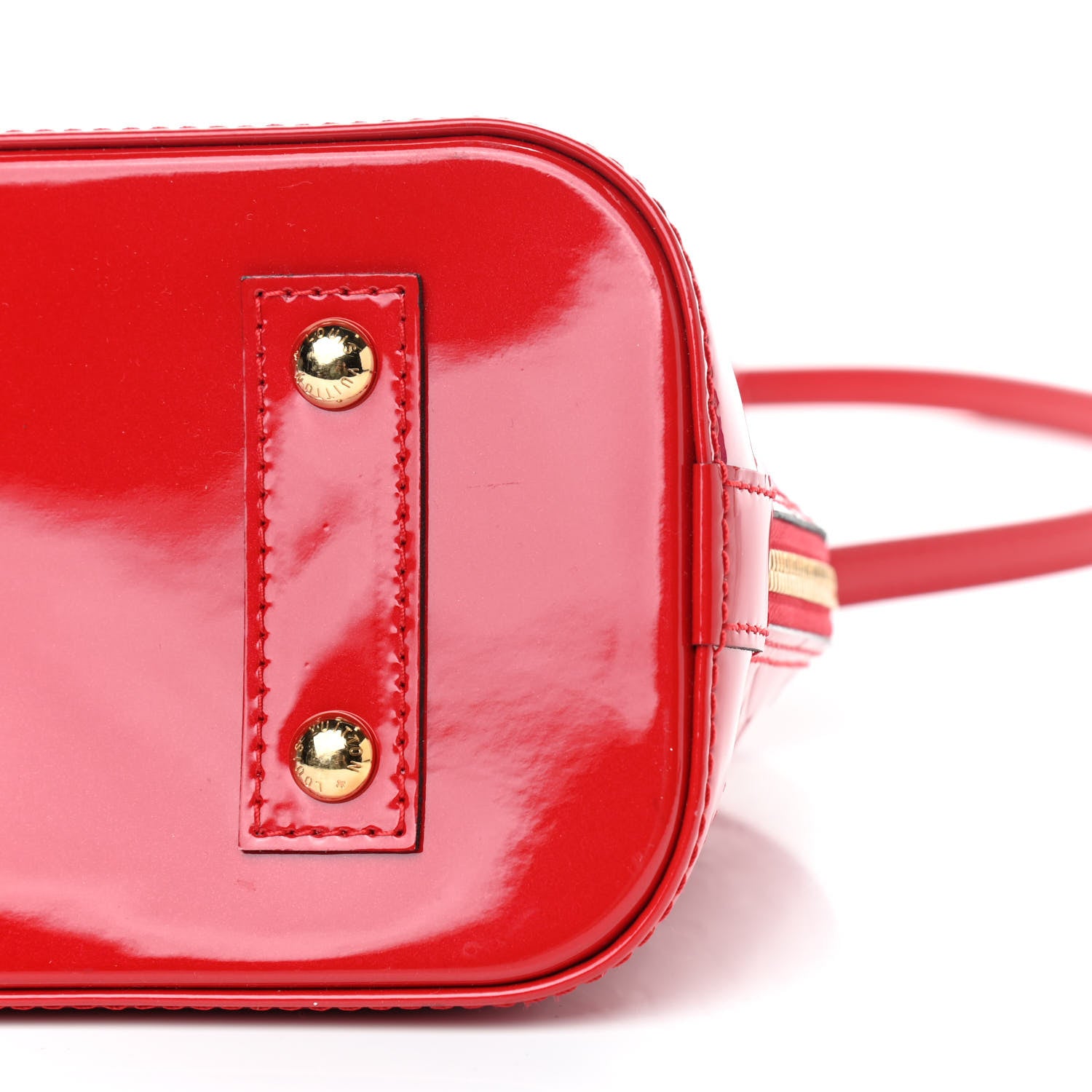 Louis Vuitton Vernis Alma BB Cherry 7 of 9