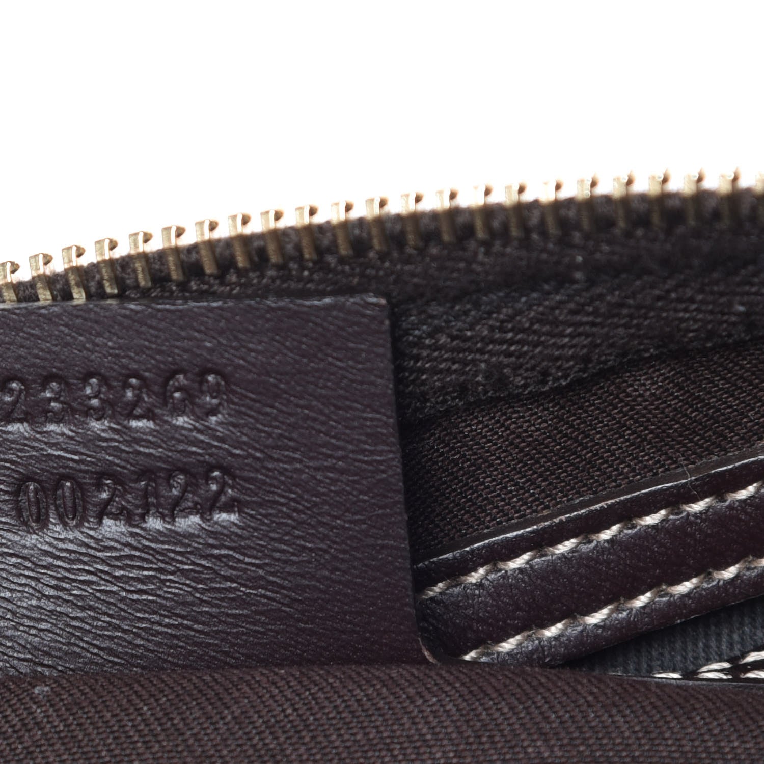 Gucci GG Supreme Monogram Belt Bag Dark Brown 7 of 10