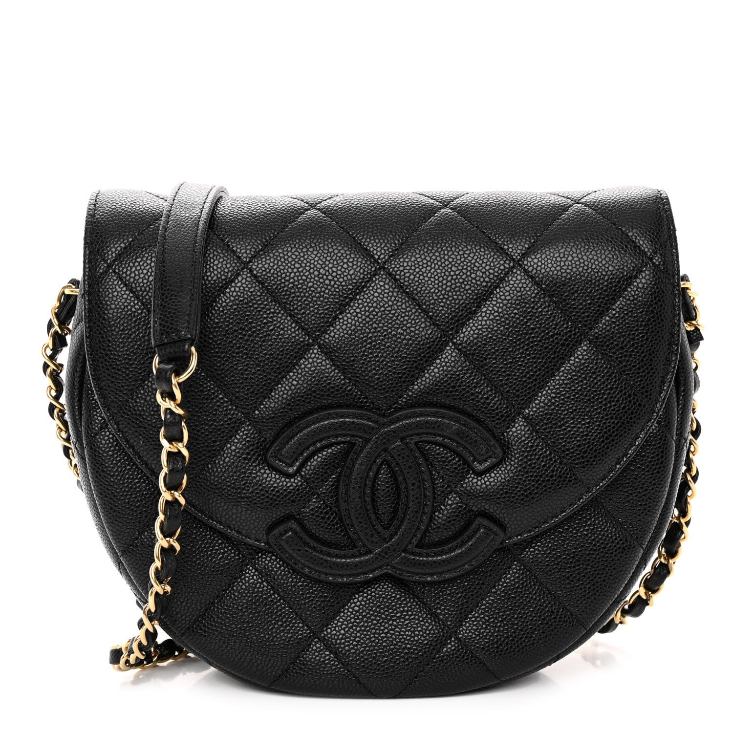 Chanel Caviar Quilted Small Messenger Flap Black 1 of 10