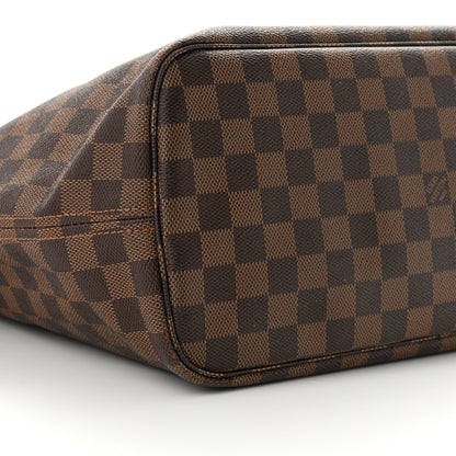 Louis Vuitton Damier Ebene Neo Neverfull MM Rose Ballerine 13 of 14