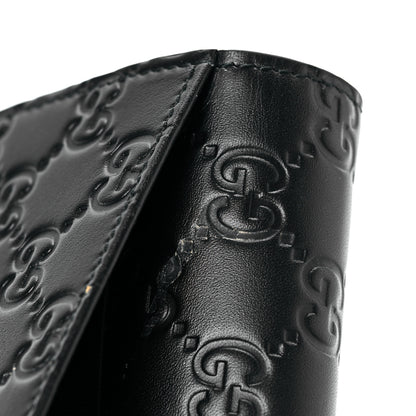 Gucci Guccissima Signature Web New Web Continental Wallet Black 10 of 10