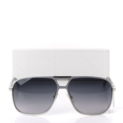 Christian Dior HOMME Aluminum Aviator Sunglasses Silver 7 of 7