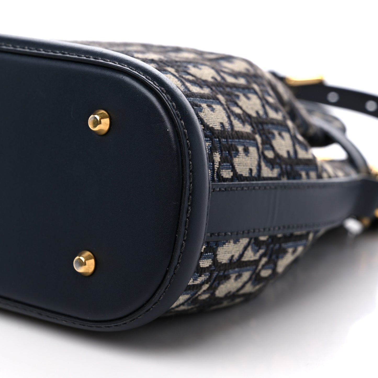 Oblique Calfskin Medium C'est Dior Bucket Bag Blue