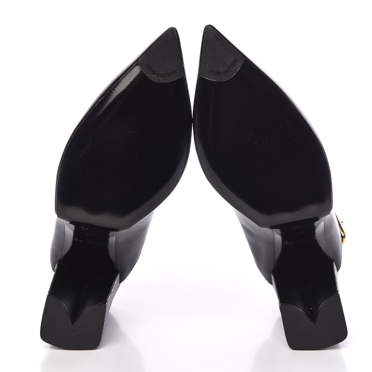 Calfskin Monogram Matchmake Slingback Pumps 37 Black