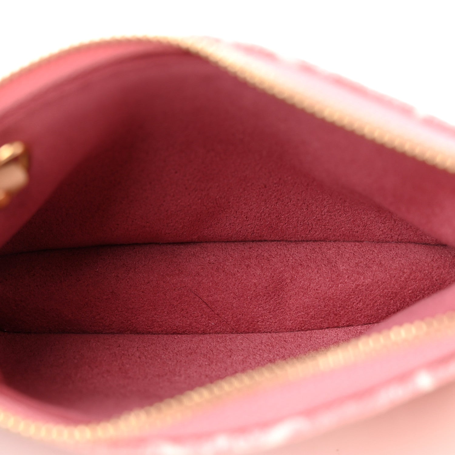 Louis Vuitton Denim Jacquard Monogram Micro Pochette Accessories Rose 5 of 7