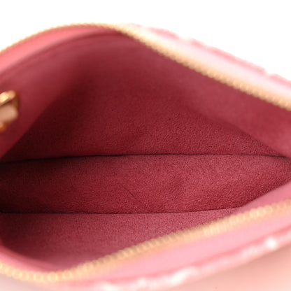 Louis Vuitton Denim Jacquard Monogram Micro Pochette Accessories Rose 5 of 7