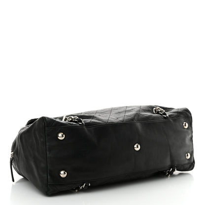 Chanel Lambskin Quilted Large Chain Around Tote Black 4 of 19