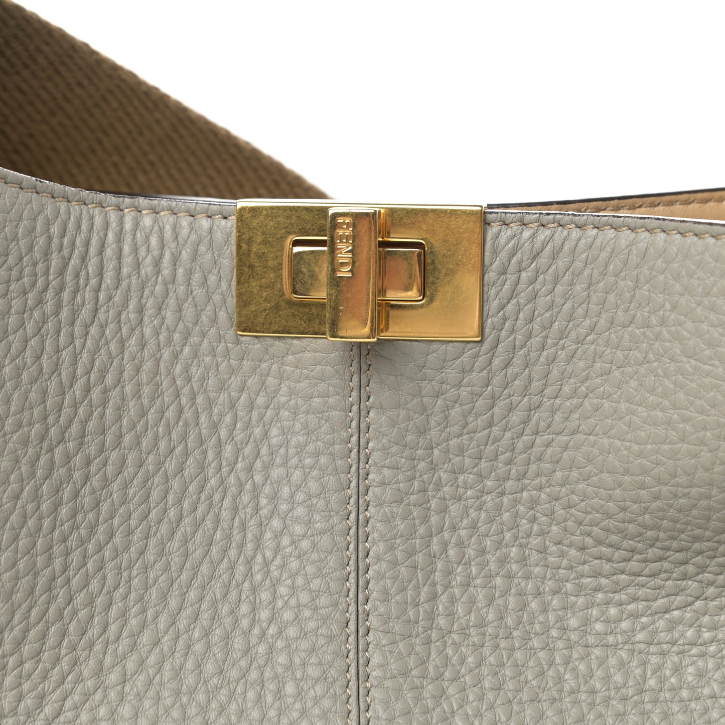 Cuoio Romano Selleria Medium Peekaboo X-Lite Tortora