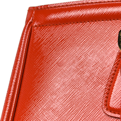 Prada Saffiano Vernice Parabole Tote Arancio 16 of 20