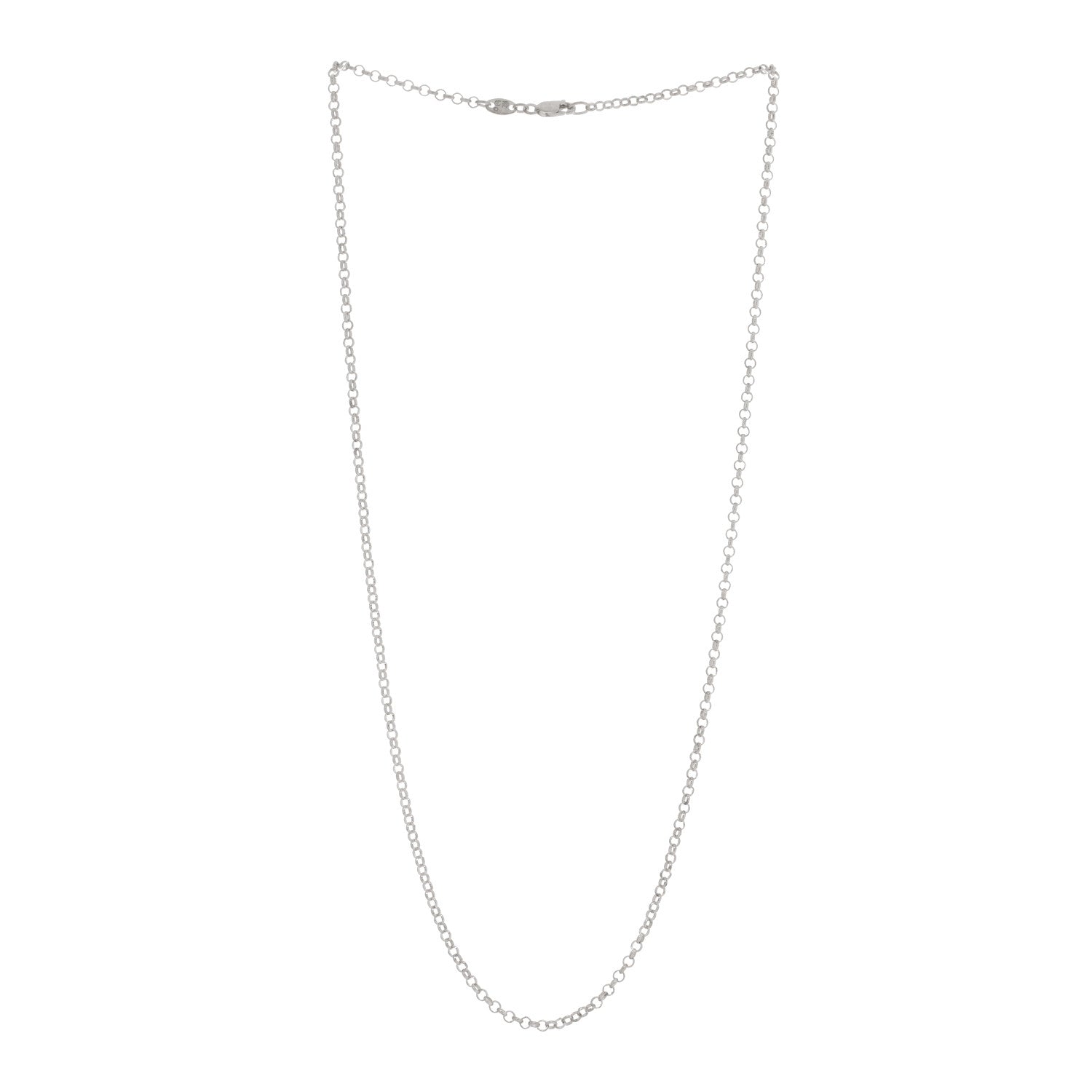 Chrome Hearts Sterling Silver Roll Chain Necklace 20" 3 of 5
