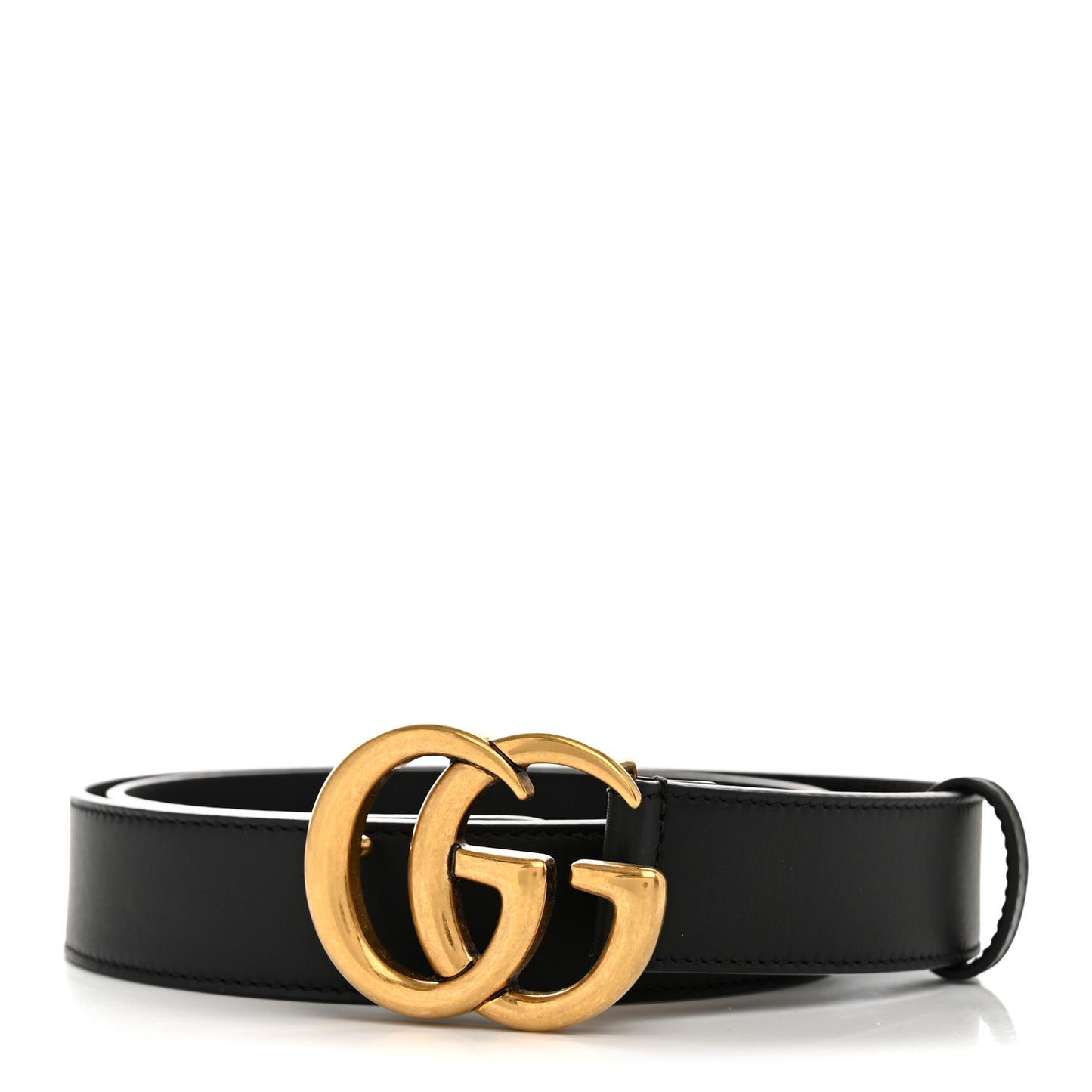 Calfskin Double G 30mm Belt 80 32 Black