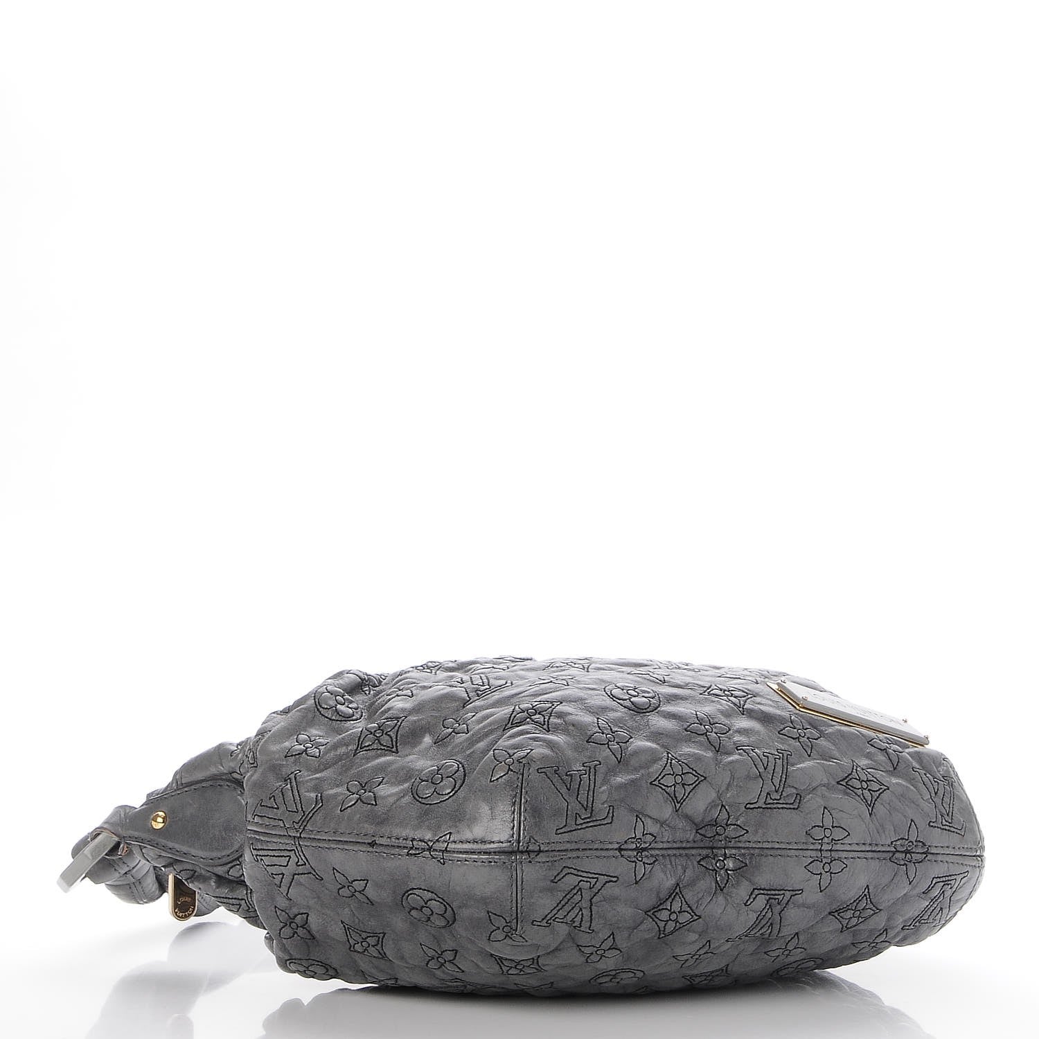 Louis Vuitton Lambskin Olympe Nimbus PM Anthracite 4 of 7
