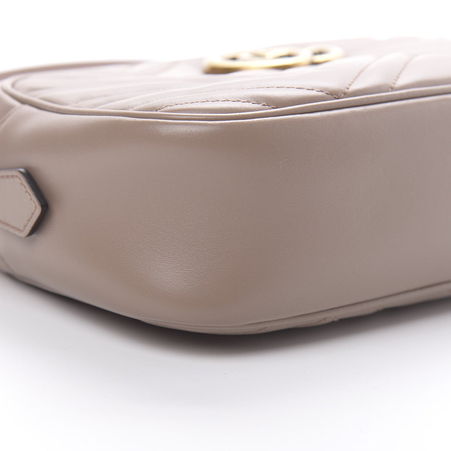 Calfskin Matelasse Small GG Marmont Chain Shoulder Bag Porcelain Rose