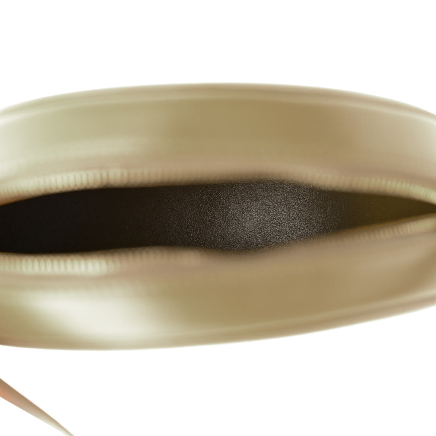 Smooth Calfskin Cuir Small Triomphe Oval Purse Crossbody Olive