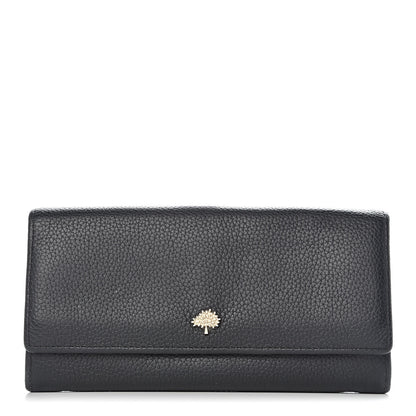Mulberry Classic Grain Small Tree Continental Wallet Black 1 of 14