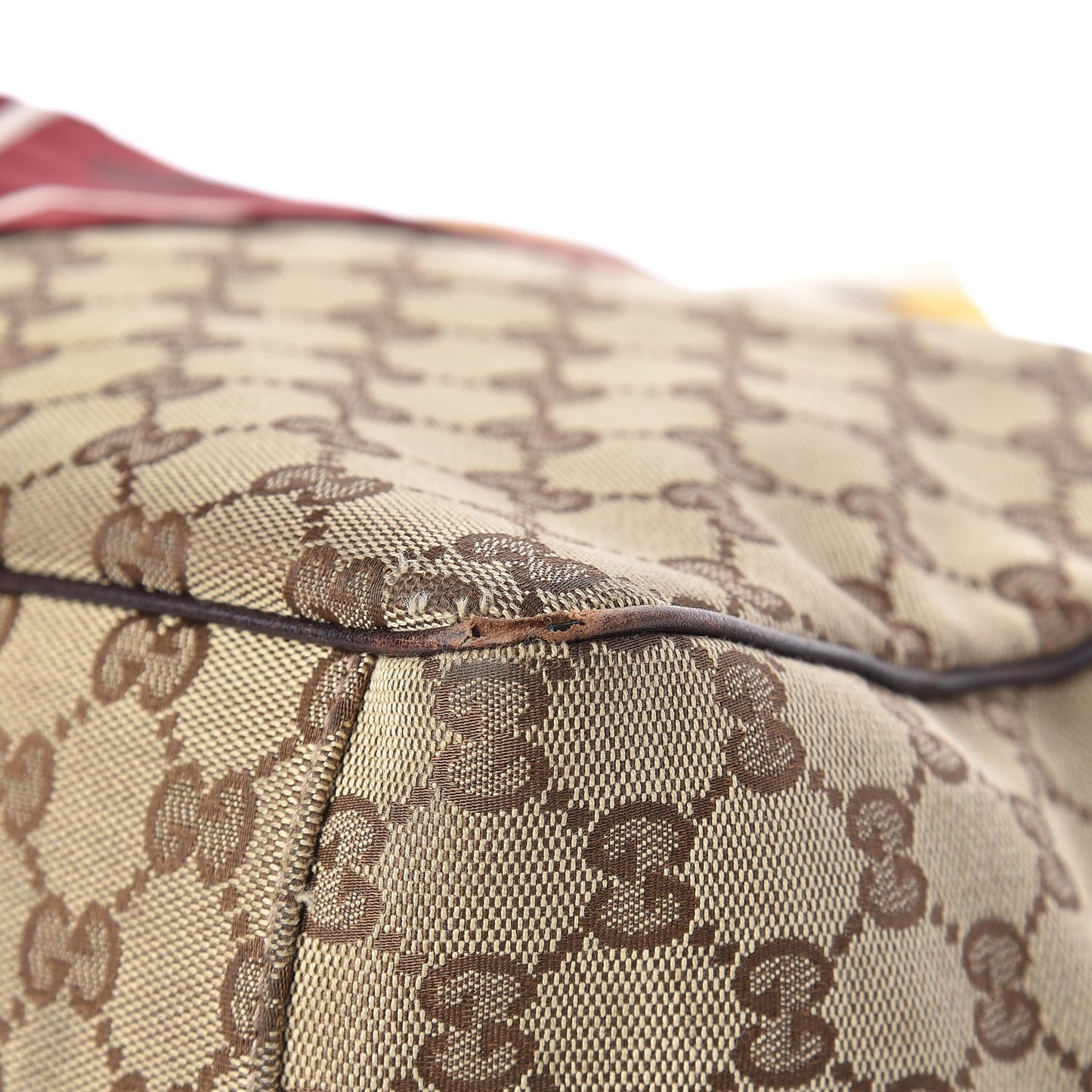 Monogram Large Positano Tote Brown