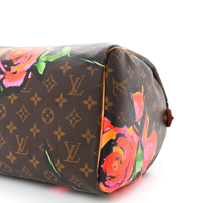 Louis Vuitton Monogram Roses Speedy 30 10 of 10