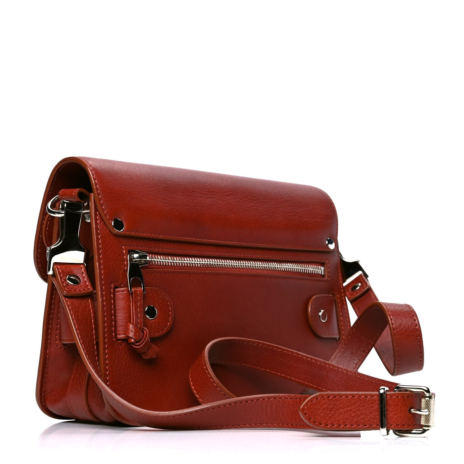 Proenza Schouler Calfskin Mini PS11 Classic Shoulder Bag Saddle 2 of 5