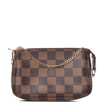 Louis Vuitton Damier Ebene Mini Pochette Accessories 1 of 20