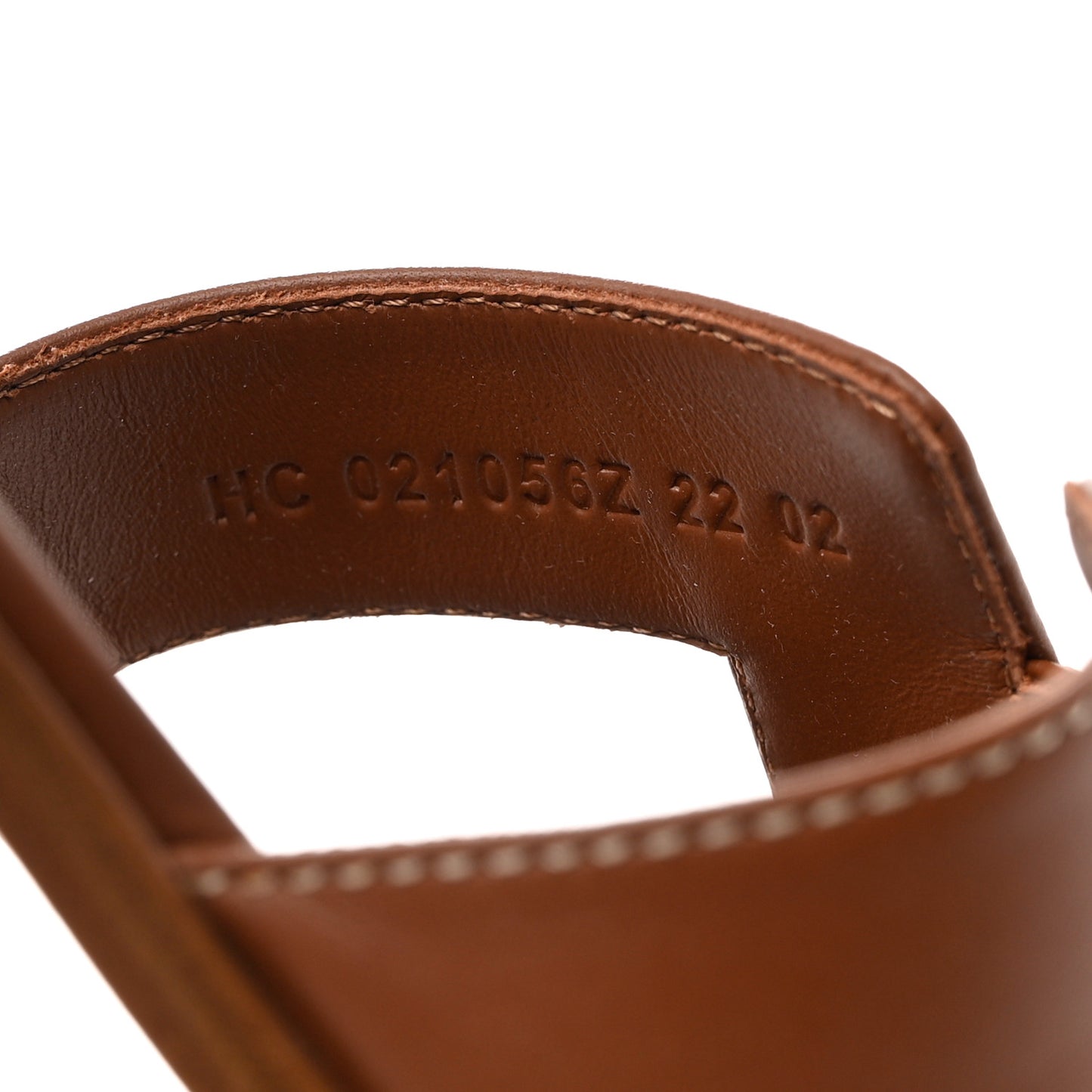 Box Calfskin Oran Sandals 37.5 Gold