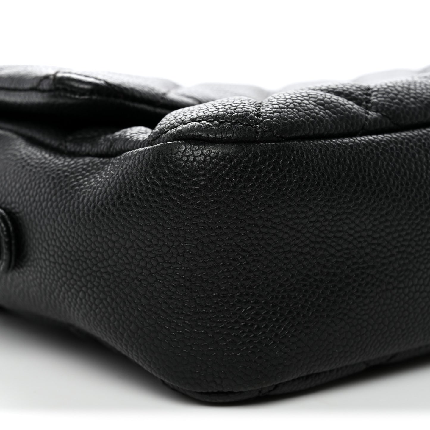 Caviar Quilted Jumbo Easy Flap Black
