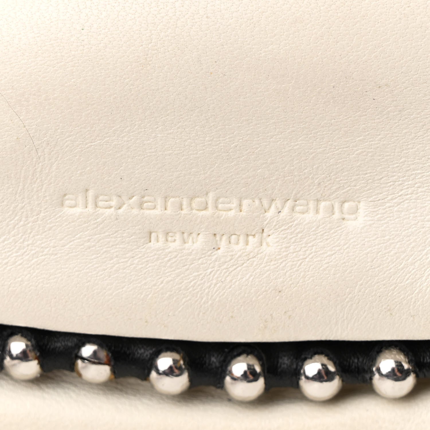 Alexander Wang Lambskin Attica Studded Belt Bag White 6 of 12