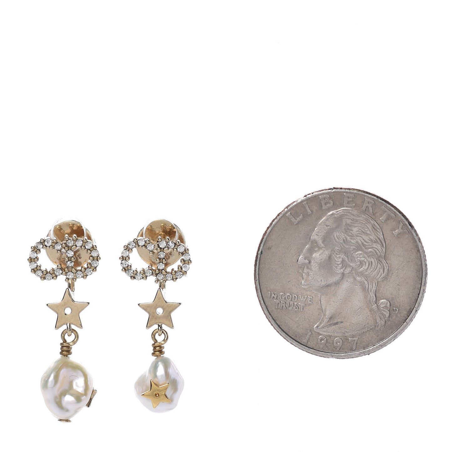 Crystal La Petite Tribale Earrings Gold