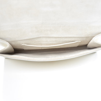 Saint Laurent Calfskin Classic Y Clutch White 5 of 11