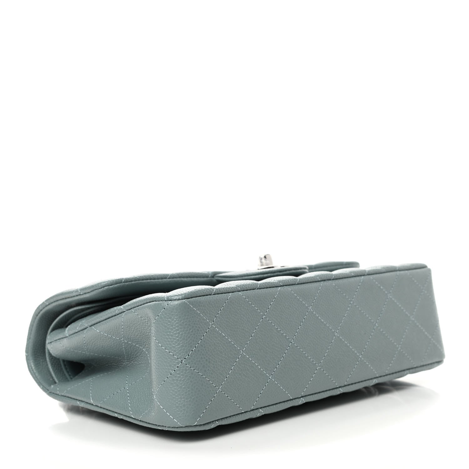 Chanel Caviar Quilted Small Double Flap Light Blue 4 of 7