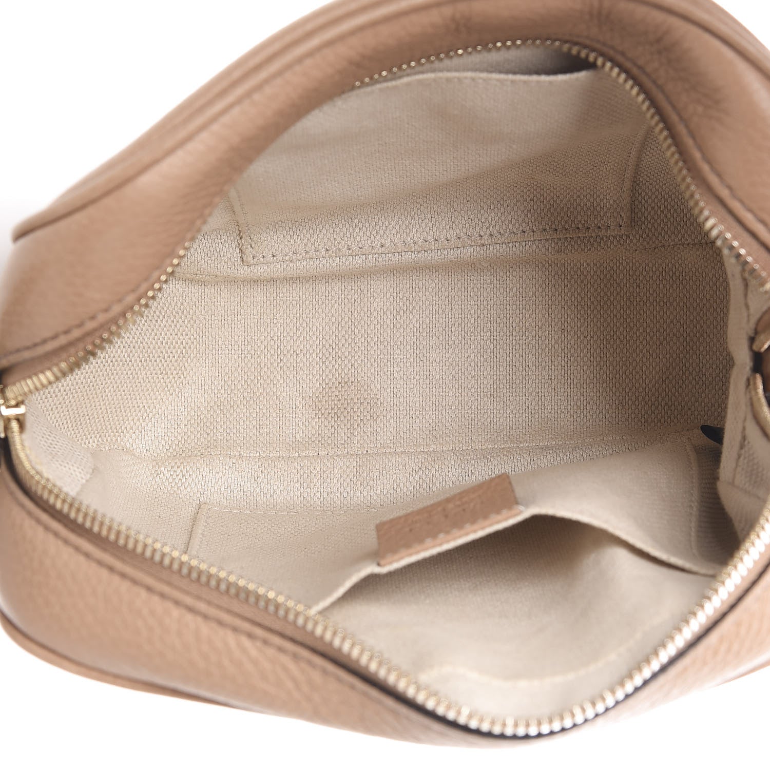Gucci Pebbled Calfskin Small Soho Disco Bag Camelia 5 of 13