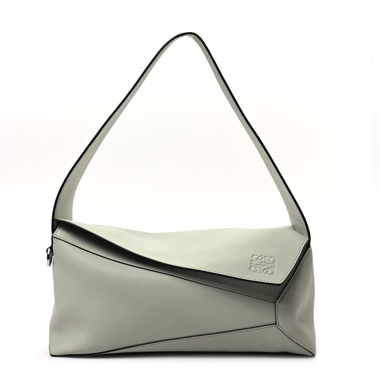 Calfskin Puzzle Hobo Light Celadon