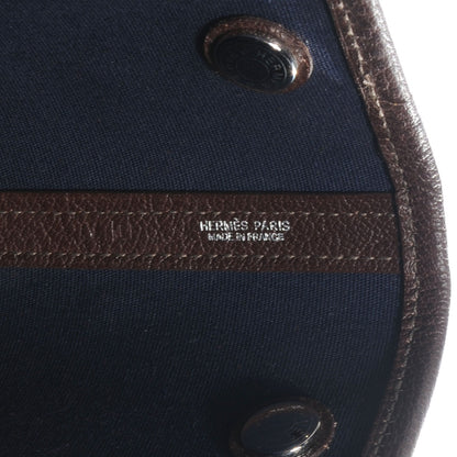 Hermes Toile Leather Garden File PM Tote Havane 6 of 7