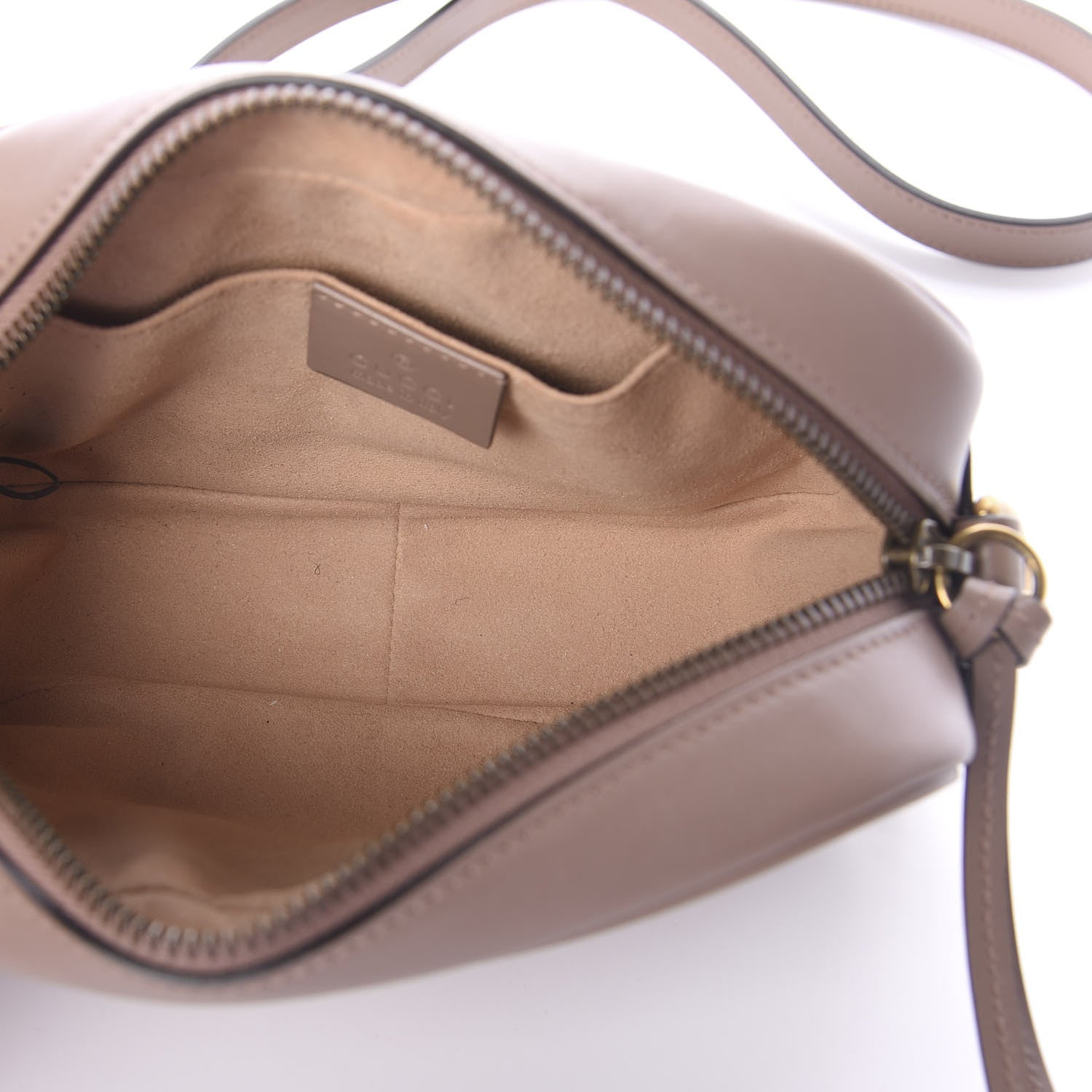 Gucci Calfskin Matelasse Mini GG Marmont Chain Shoulder Bag Porcelain Rose 5 of 8
