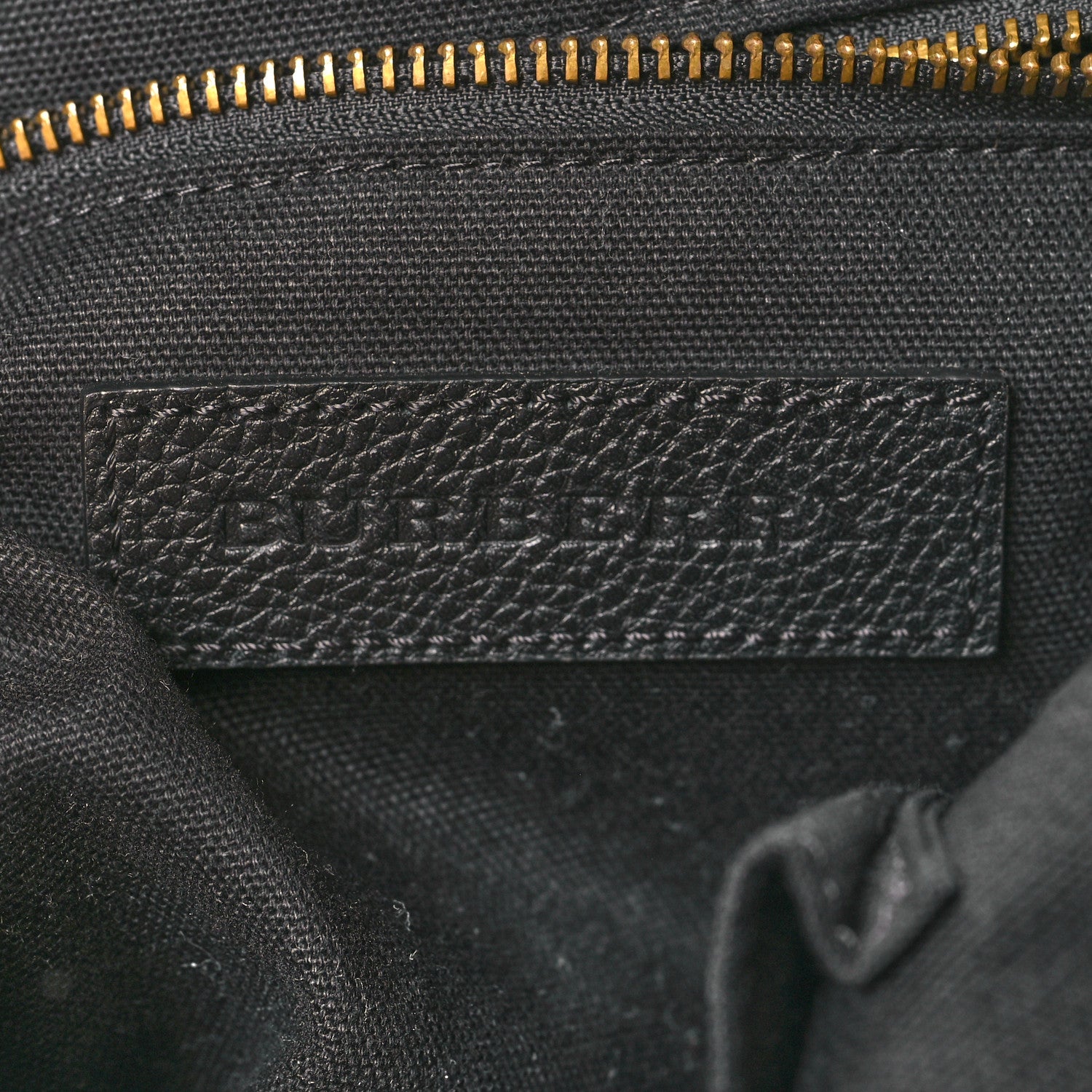 Burberry Overdyed Canvas Mega Check Drifton Backpack Black 6 of 10