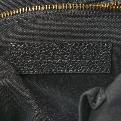 Burberry Overdyed Canvas Mega Check Drifton Backpack Black 6 of 10