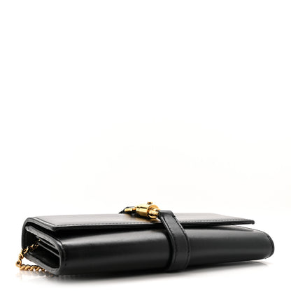 Gucci Calfskin Jackie 1961 Chain Wallet Black 4 of 13