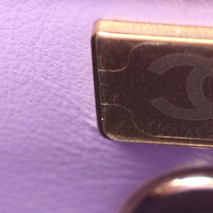 Chanel Caviar Quilted Mini Coco Handle Flap Light Purple 7 of 10