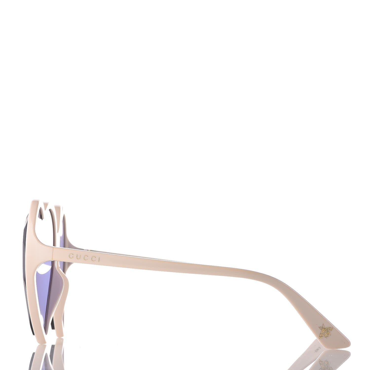 Gucci Hollywood Forever Heart Sunglasses GG0360S White 2 of 7
