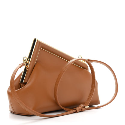 Fendi Shiny Nappa Small Fendi First Caramello 3 of 9