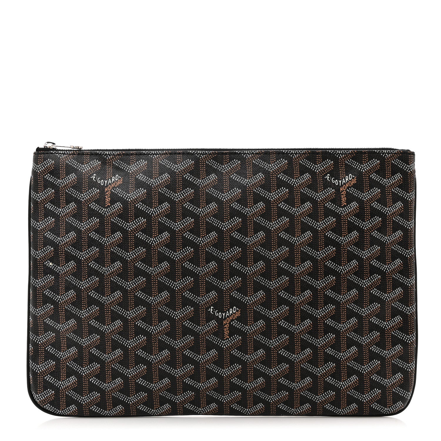 Goyard Goyardine Senat Pochette MM Black 2 of 16