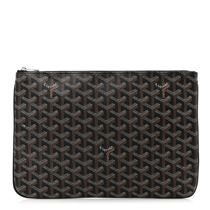 Goyard Goyardine Senat Pochette MM Black 2 of 16
