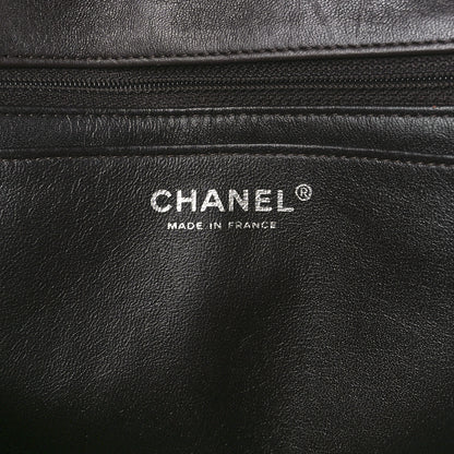 Chanel Washed Lambskin Quilted Jumbo Hybrid Reissue Flap Dark Brown 6 of 12