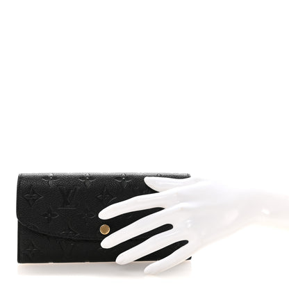 Louis Vuitton Empreinte Emilie Wallet Black Dune 2 of 7